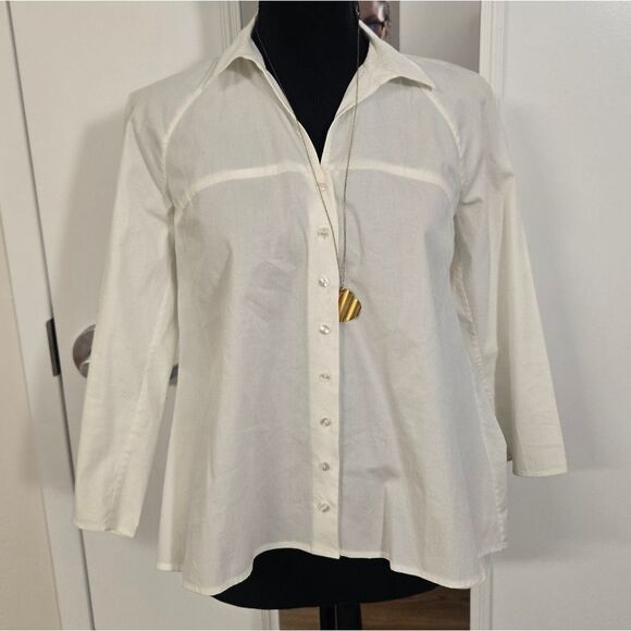 Anne Fontaine Open Back Blouse - Picture 2 of 14